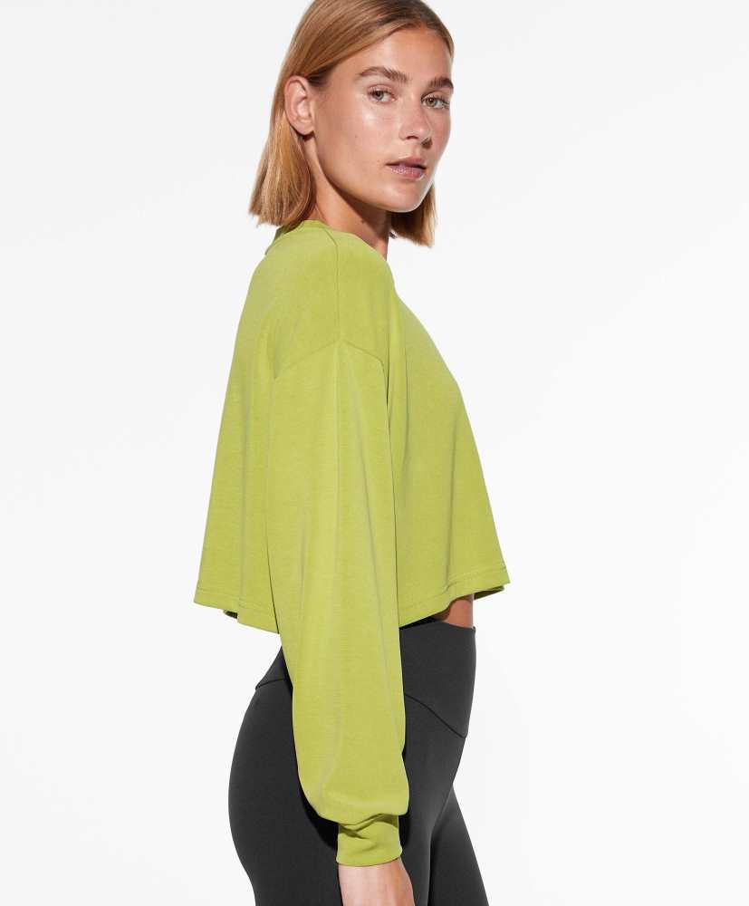 Moletom cropped de modal