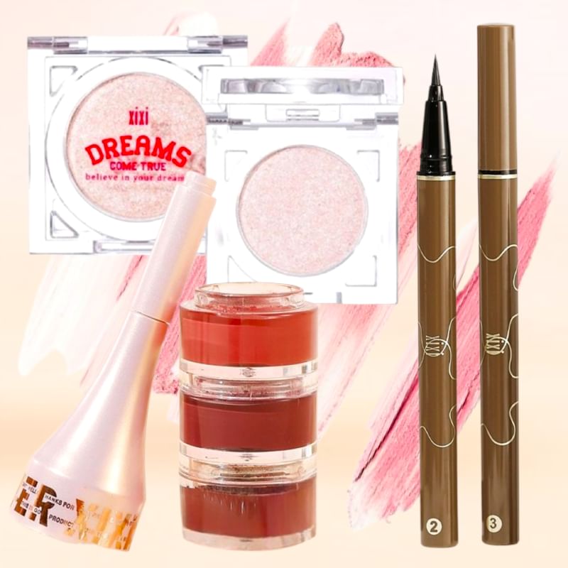 xixi - Bundel: Glitter Glow Eye & Lip Set