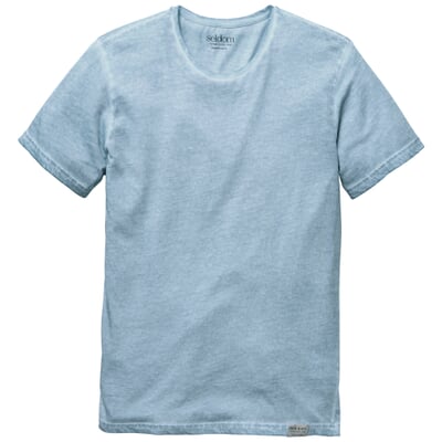 Herren-T-Shirt Crew Neck, Hellblau