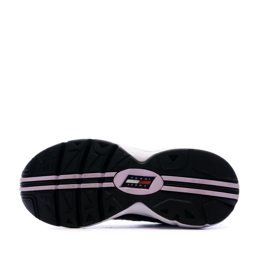 Tommy Hilfiger Baskets Marine/Rose Femme Tommy Jeans Heritage