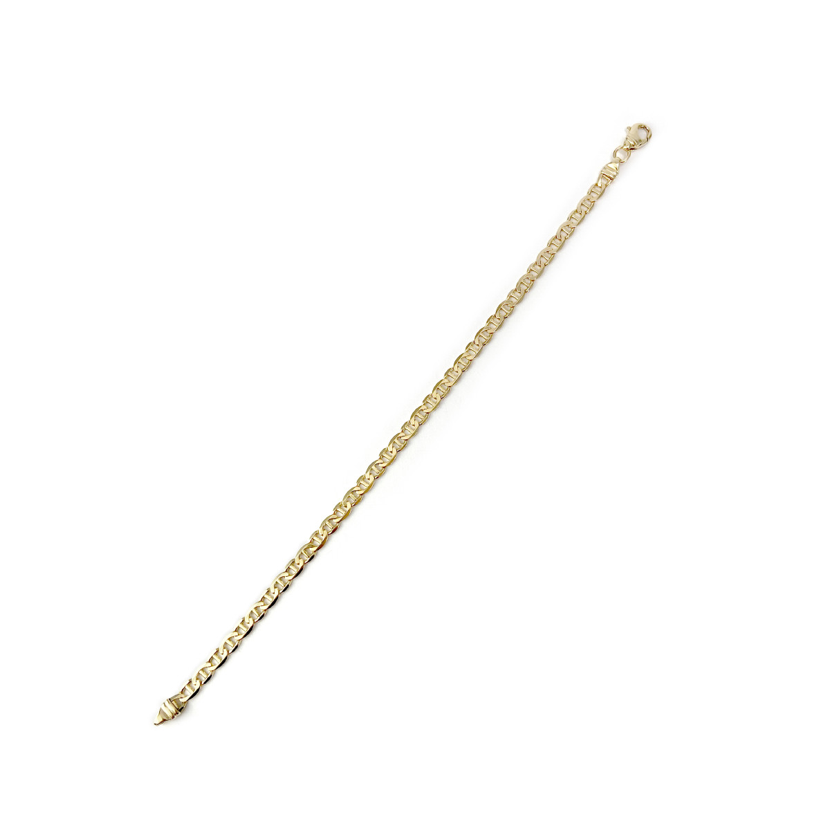 Bracelet d'occasion or 750 jaune maille marine 19 cm