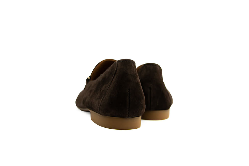 Paul Green Loafer Bit Braun Moro Samtziege