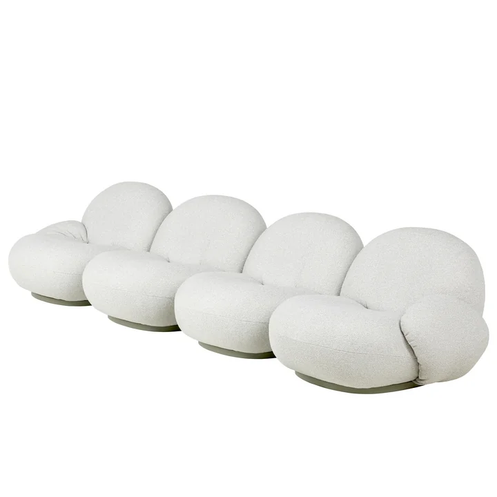 Gubi - Pacha Outdoor Sofa, 4-Sitzer, Libera Dedar (003, Standard)
