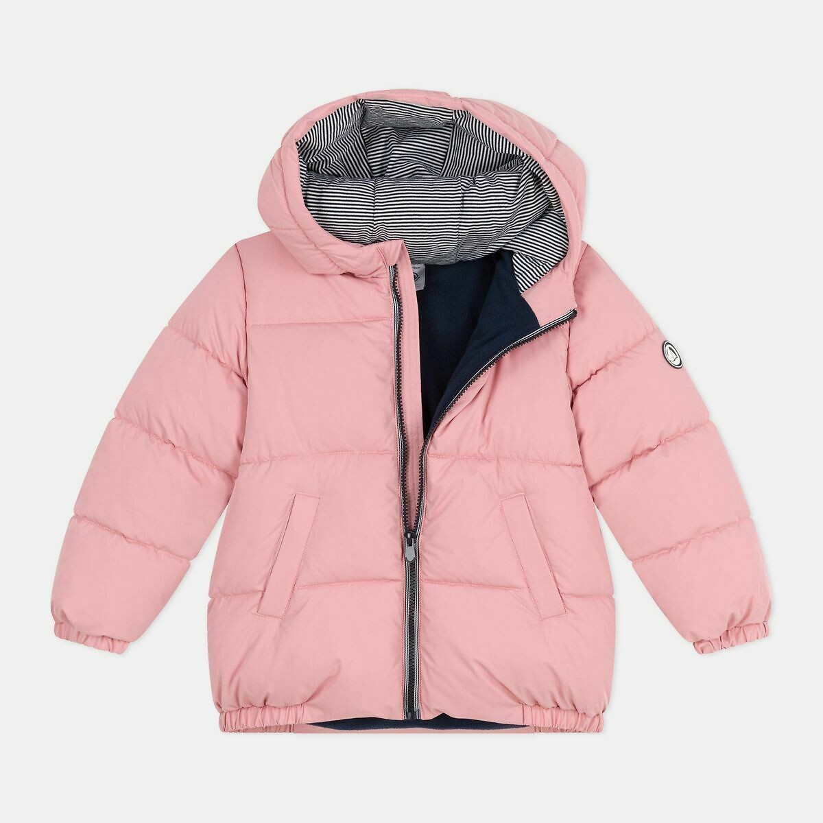 PETIT BATEAU<br>Jaqueta de penas com capuz