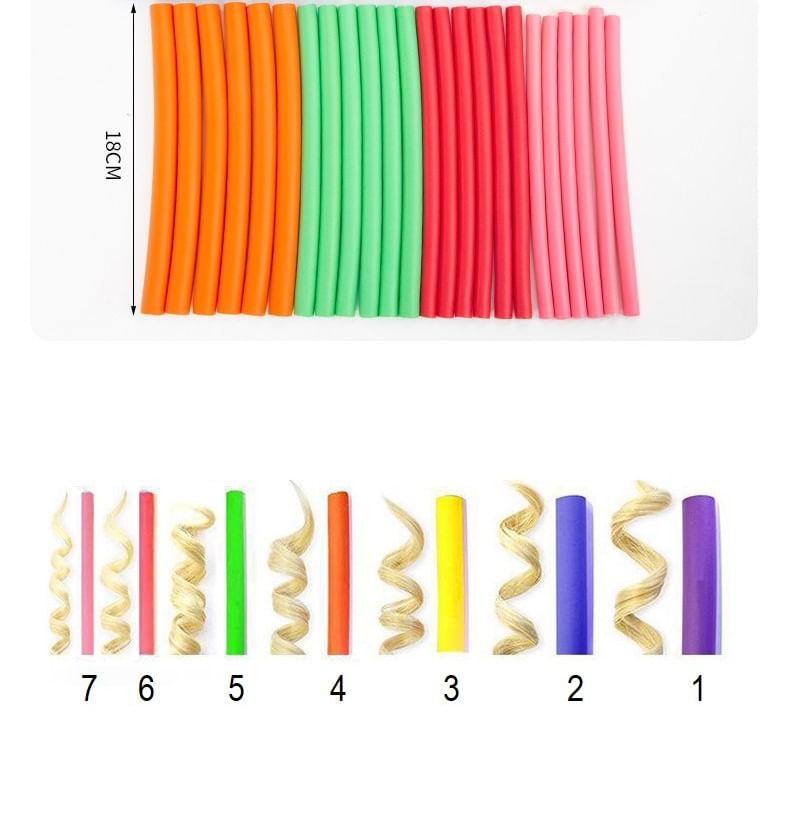Worthbuy - Set van 42: Warmteloze flexibele haarroller