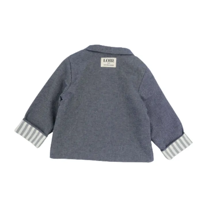 Loir Veste Ysée Réversible | Denim gris
