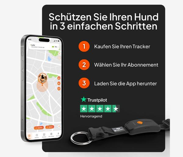 Weenect XT GPS-Tracker für Hunde inkl. JK9