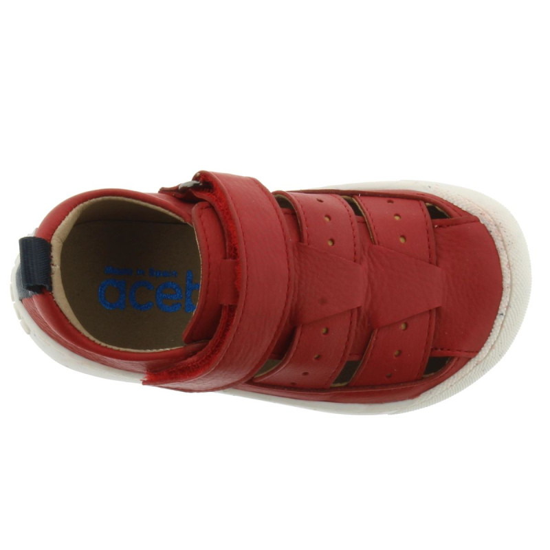 Acebos Acebos Barefoot Gummi Sandales Rouge
