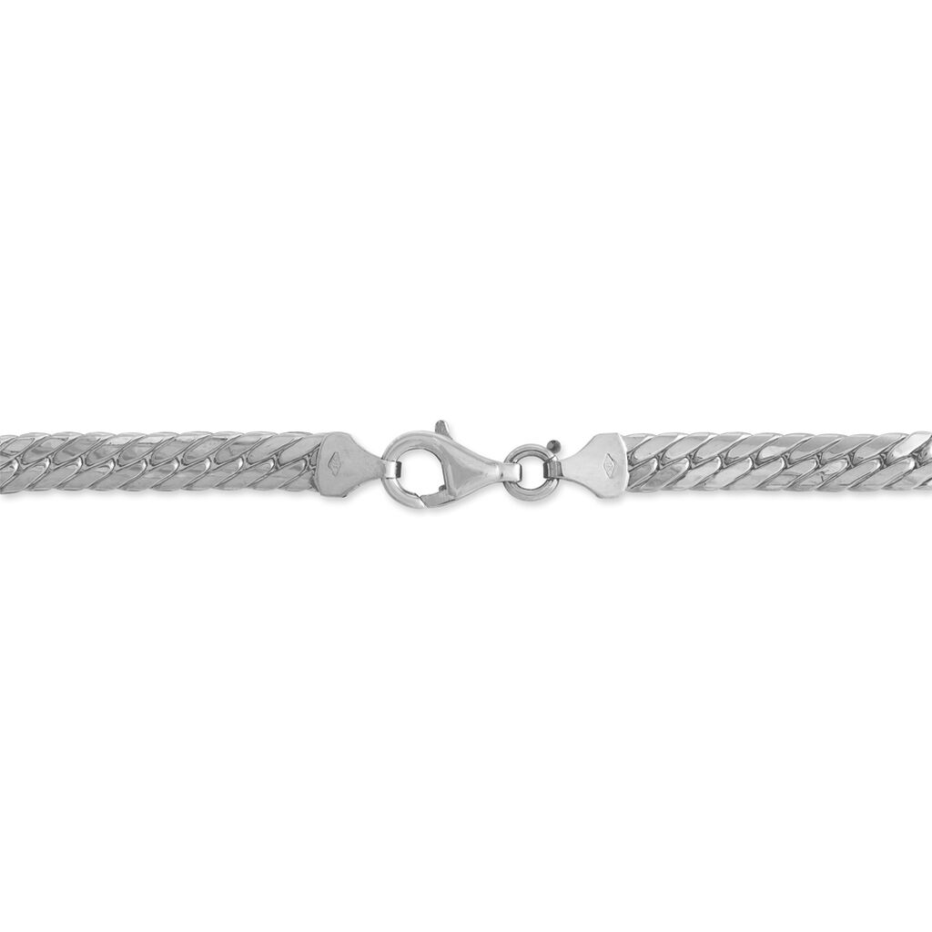 Bracelet Izel Maille Anglaise Or Blanc