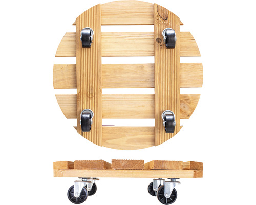 Wagner Toscane plantenwagen, grenen, Ø 38 cm, draagvermogen 150 kg