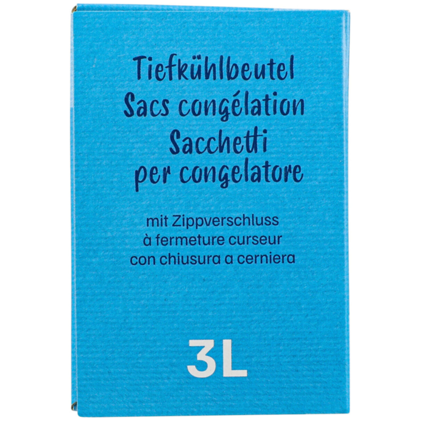 Tiefkühlbeutel mit Zipverschluss 3L 15 Stück