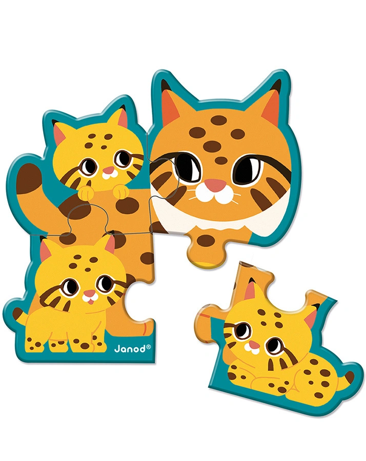 Janod-WWF® Puzzle TIERE 20-teilig aus Holz