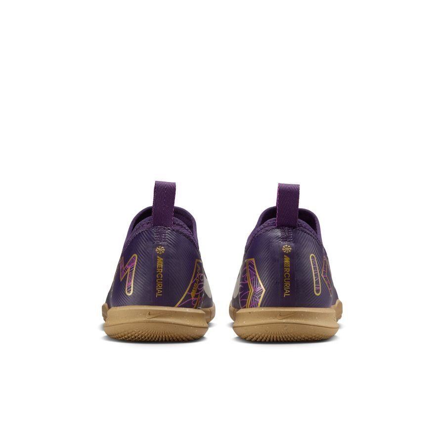 Nike Air Zoom Mercurial Vapor 16 Academy IC Mbappé Personal Edition - Violet/Blanc Enfant