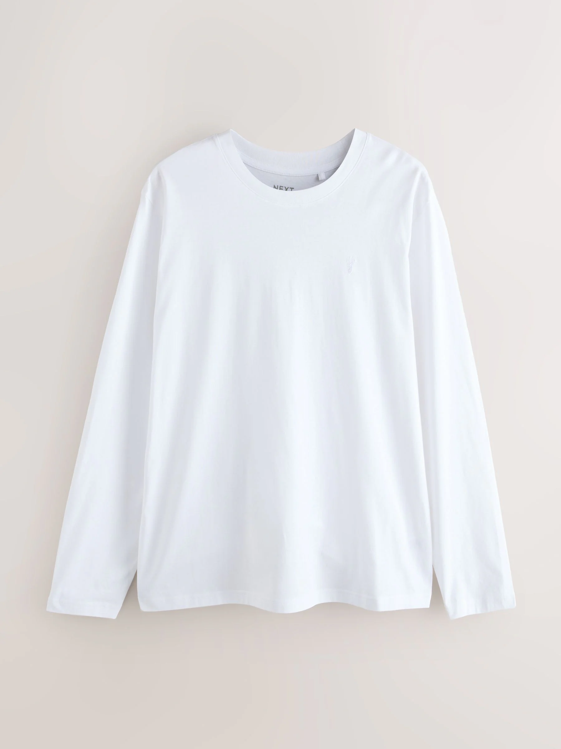 Blauw - Set van 4 T-shirts met lange mouwen