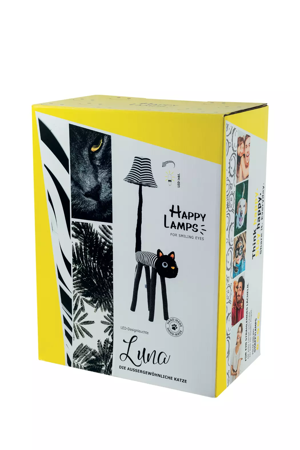 LED-Stehlampe Luna die Katze