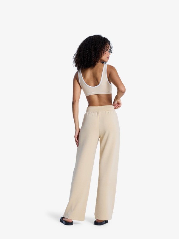 Rise & Vibe Bas d’entraînement Beige Femme