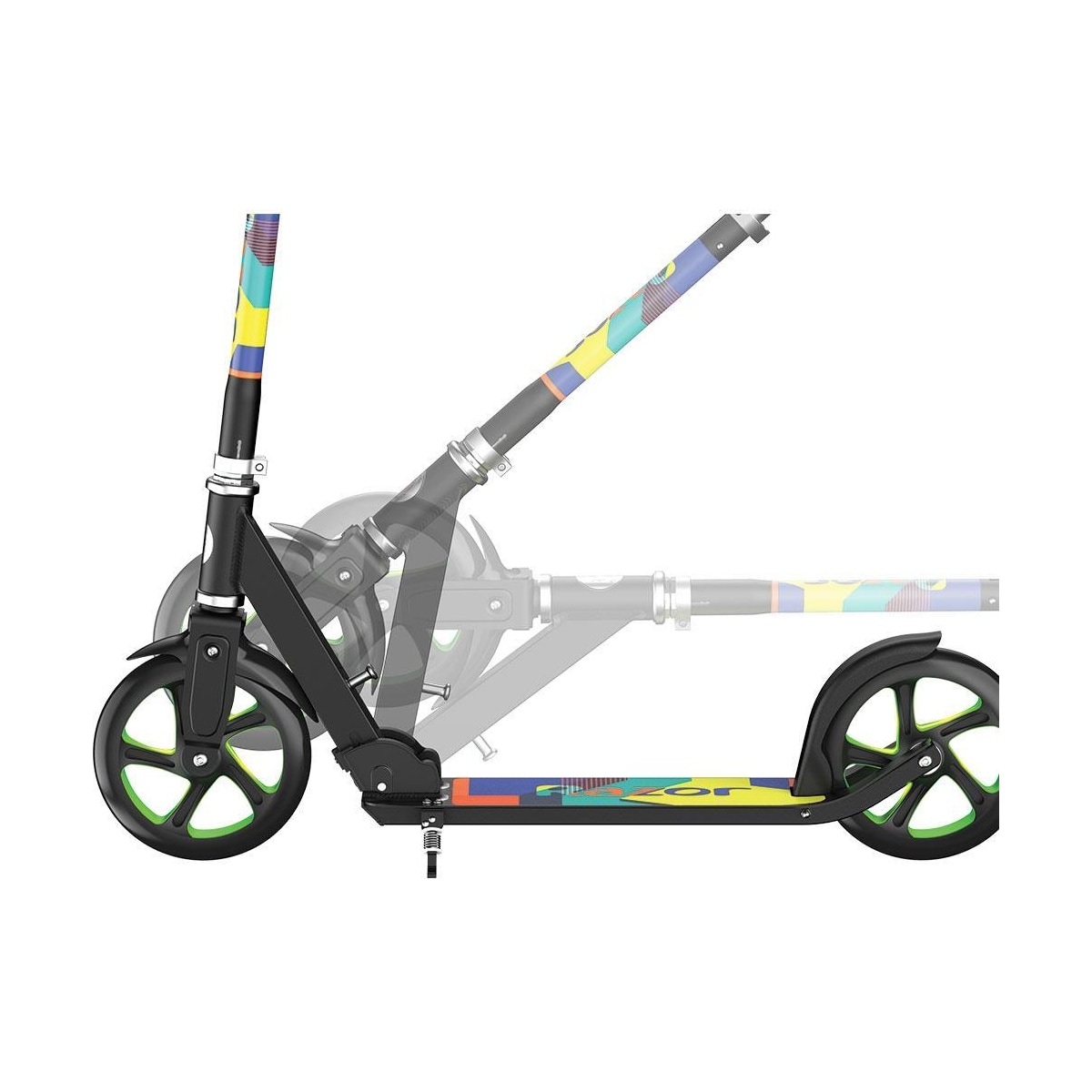 A5 Lux Light Up Scooter - Gree