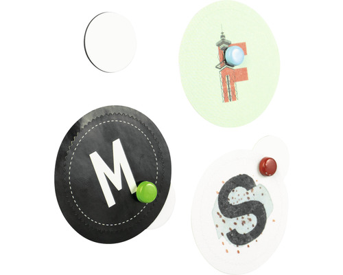 Magnetische stippen ELEMENT DOT FLEX wit