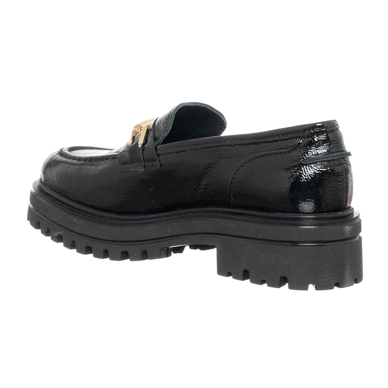 Loretta Pettinari Mocassins en Cuir Naplak noirs