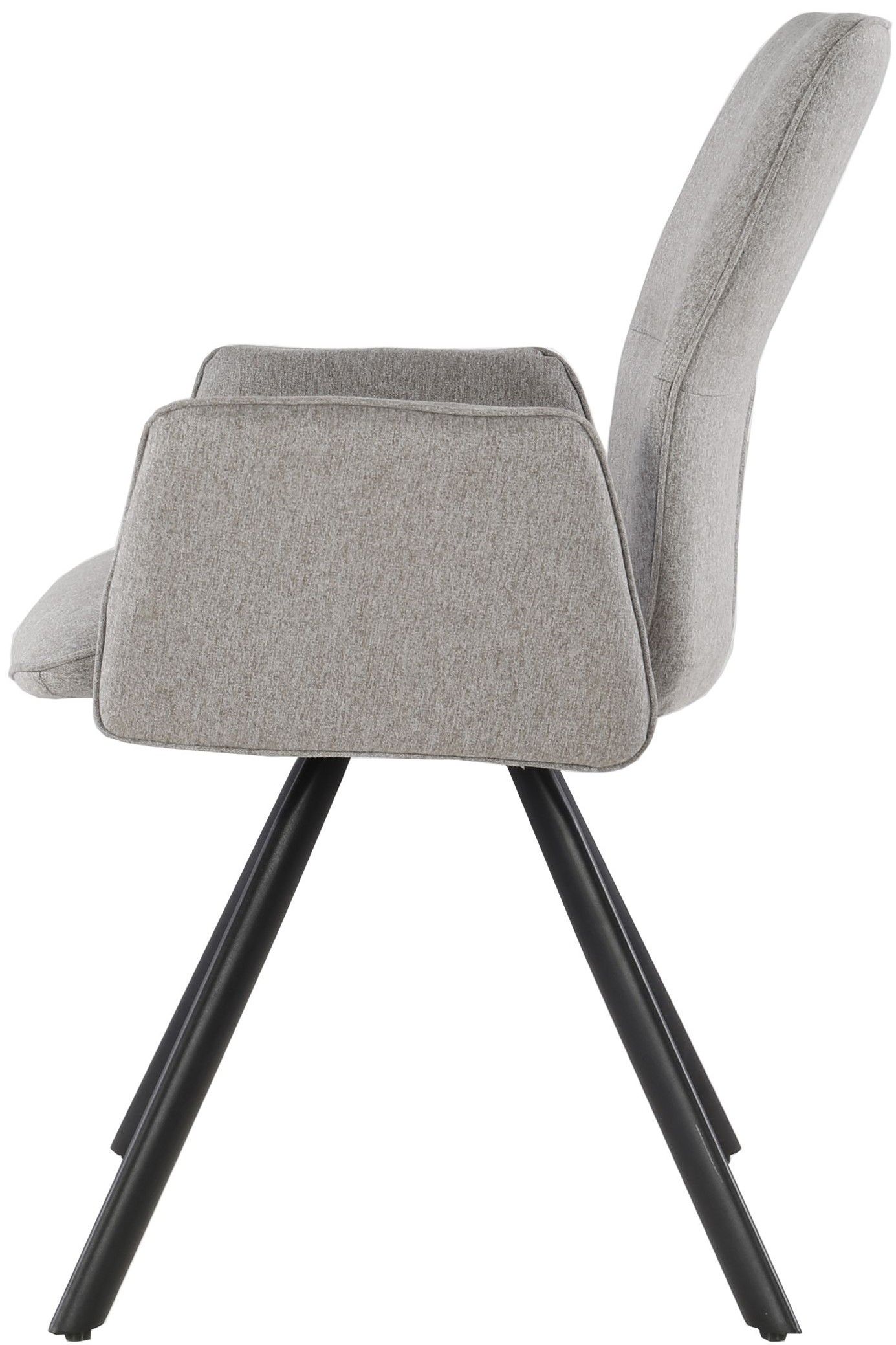 Eetkamerstoel Taupe Diana B57 x D60 x H86 cm