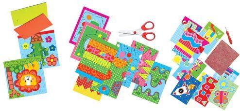 SES Creative - Ik Leer Knippen - Knutselpakket - Veilig - Voor Kinderen 3 Jaar