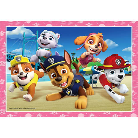 Paw Patrol puslespil 4i1 - 12, 16, 20 og 24 brikker