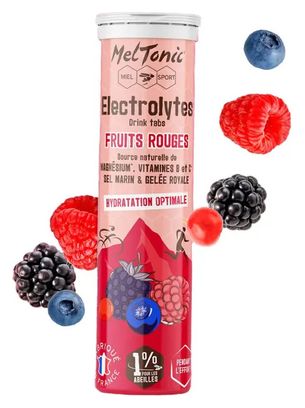 Boisson électrolyte Meltonic Electrolytes Drink Tabs Fruits rouges - 10 pastilles