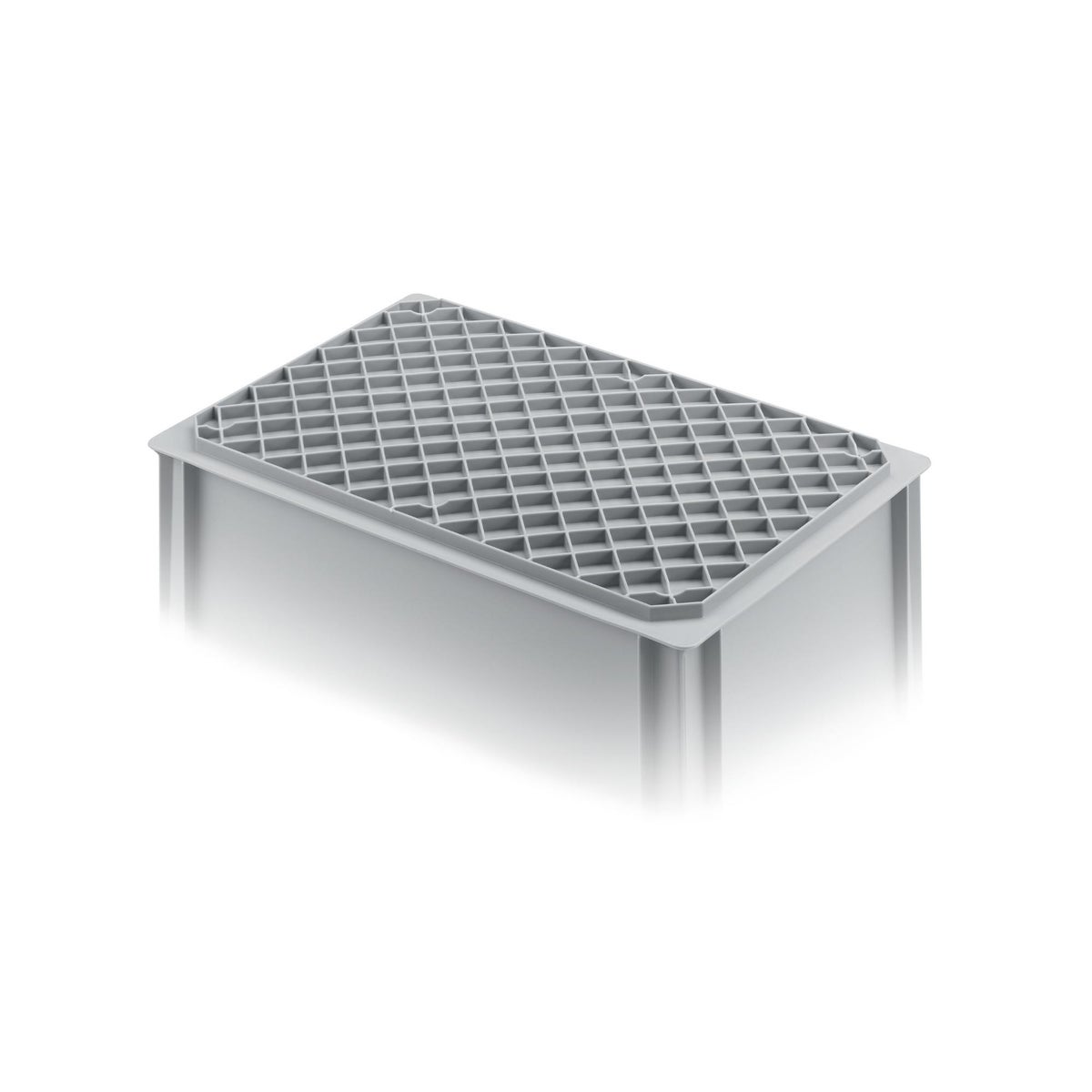 PROREGAL Voordeelset: 10 Eurobakken met open handvat en 1 transportwagen, grijs, hxbxd 32 x 40 x 60 cm, 56 liter Eurobox transportbox