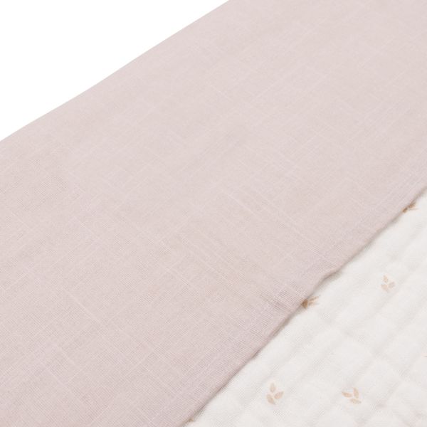 Jollein Slub Wieglaken - 75 x 100 cm - Ivory