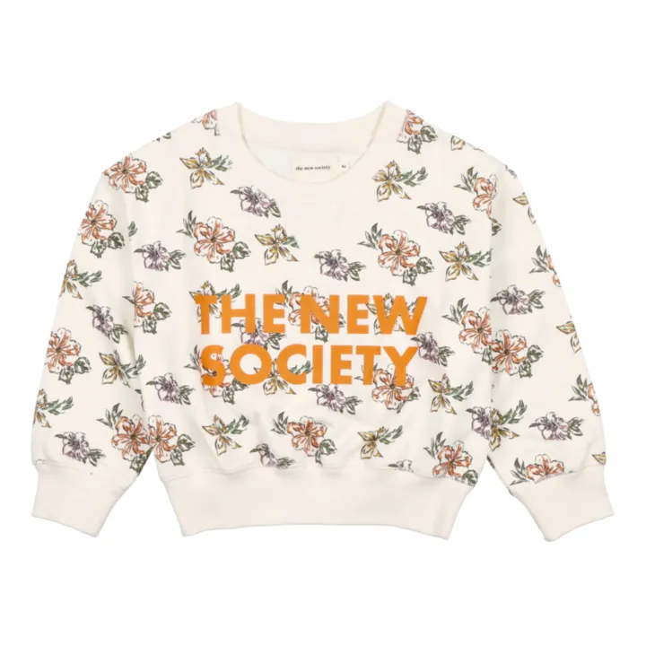 the new society Sweat Rancho Hibiscus | Ecru
