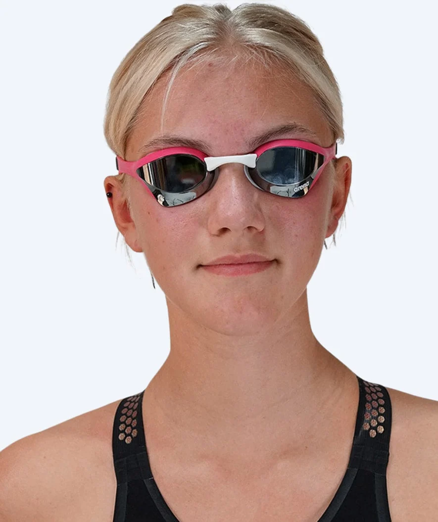 Arena Elite svømmebriller - Cobra Ultra SWIPE Mirror - Guld/sølv