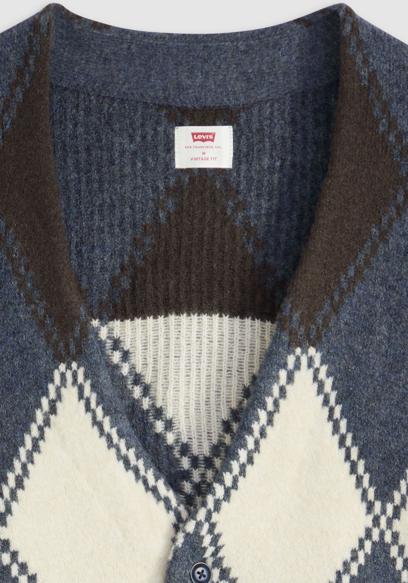 Levi's® Strickjacke , Legere Passform, pflegeleichter Materialmix