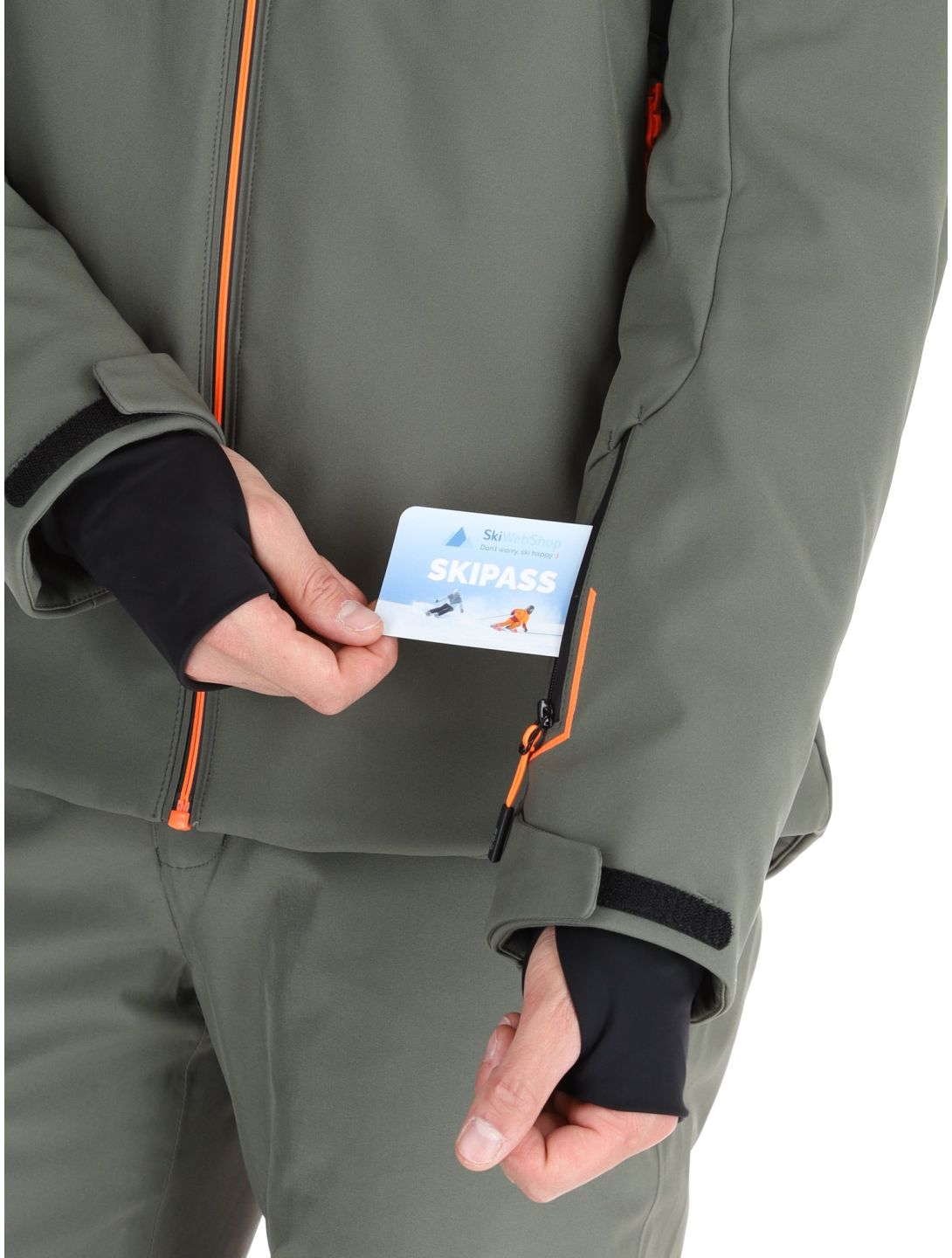 33W0897 softshell ski-jas heren