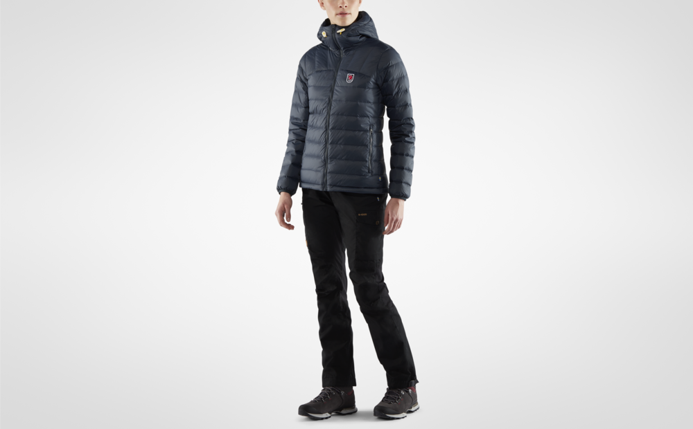 Fjällräven Expedition Pack Down Hoodie, Dame<br>Veldig lett dunjakke