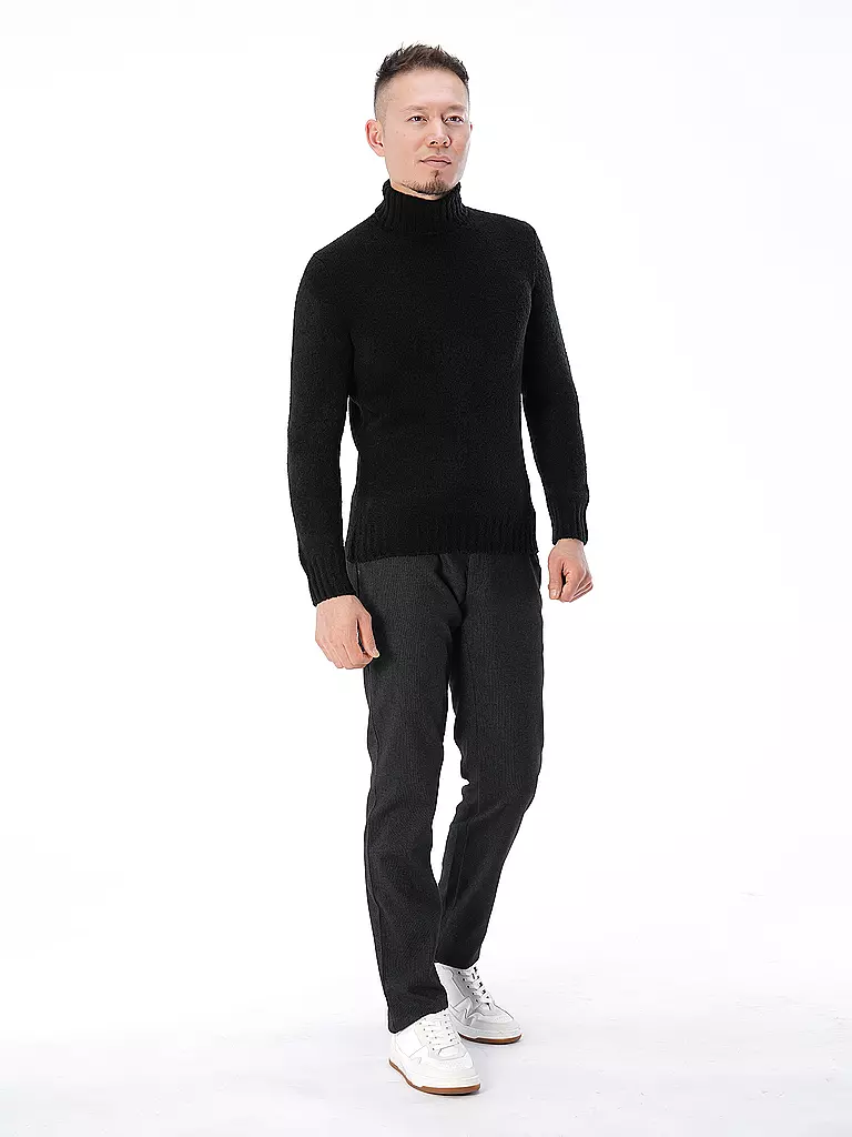 GRAN SASSO Rollkragenpullover  schwarz