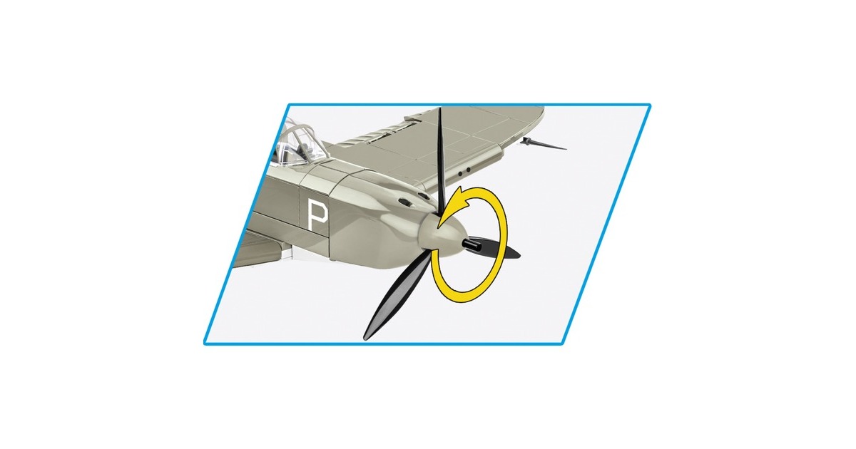 COBIHistorical Collection - Bell P-39D Airacobra Constructiespeelgoed  (Schaal 1:32)