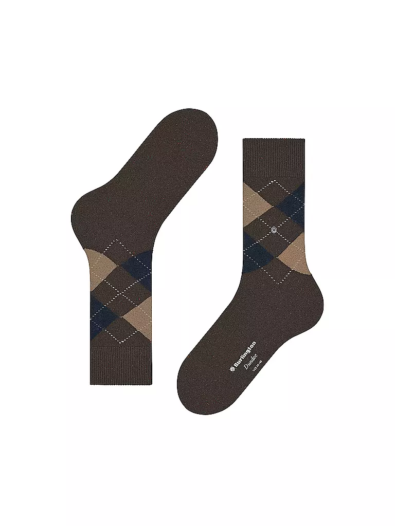 BURLINGTON Herren Socken DUNDEE 40-46 buckeye mel braun