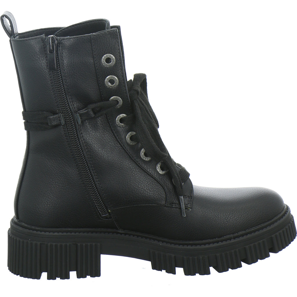 Dockers Stiefel ungefüttert Mädchen Schwarz