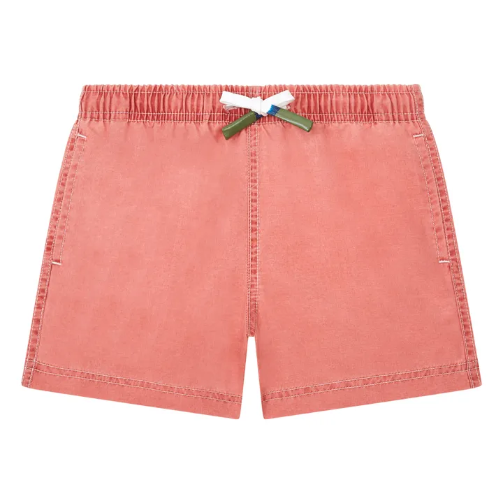 SMALLABLE BASICS Short De Bain Garçon Délavé | Rouge brique