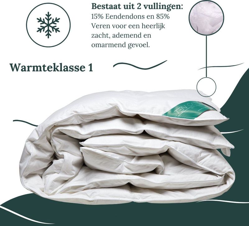 Ten Cate - Oostenrijks Dekbed - 140x200 - Dekbedden - Warmteklasse 1