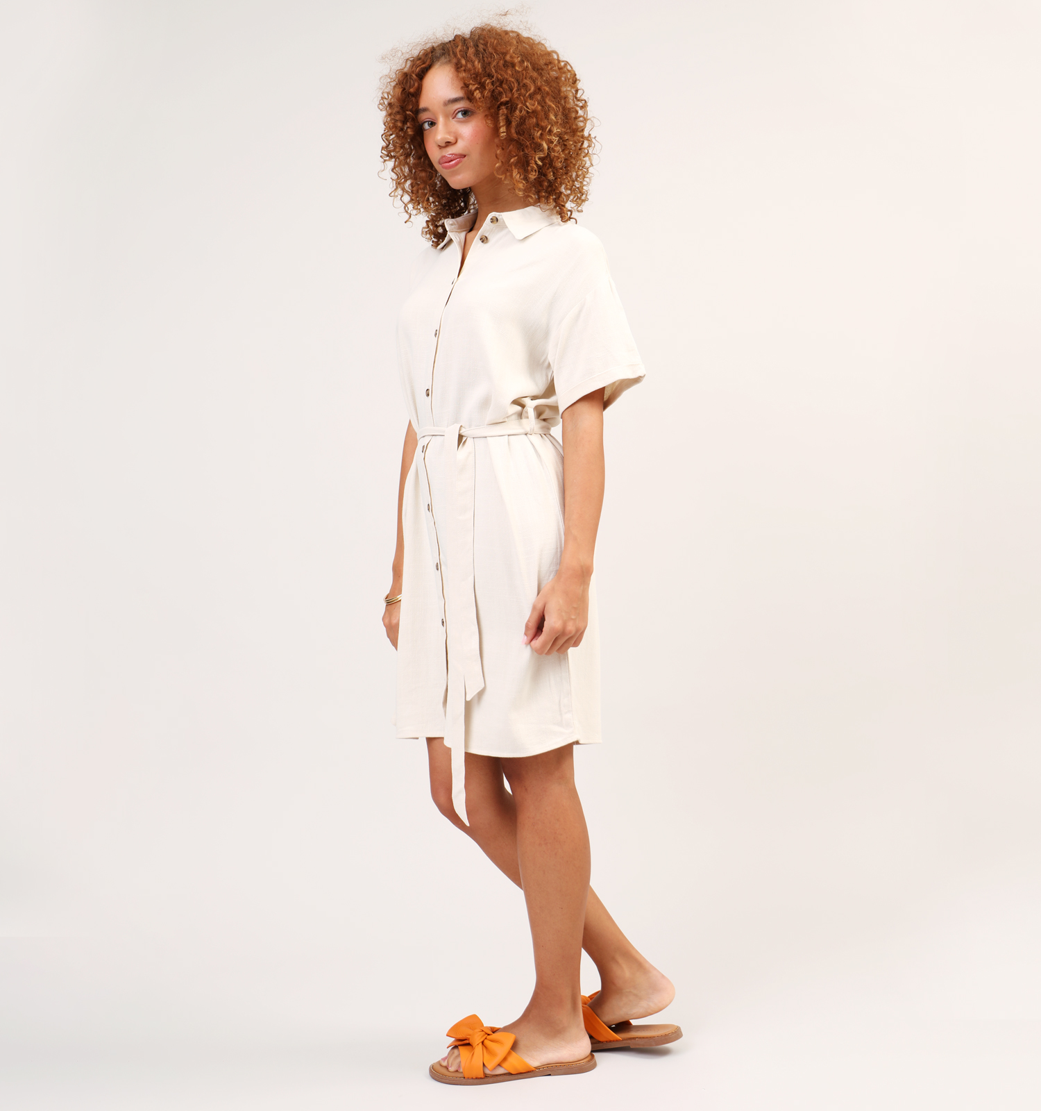 Hemdjurk beige