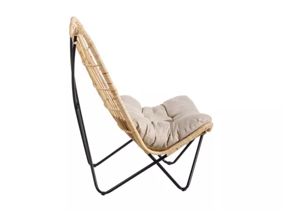 Fauteuil naturel avec coussin Fibres - FYSIKES