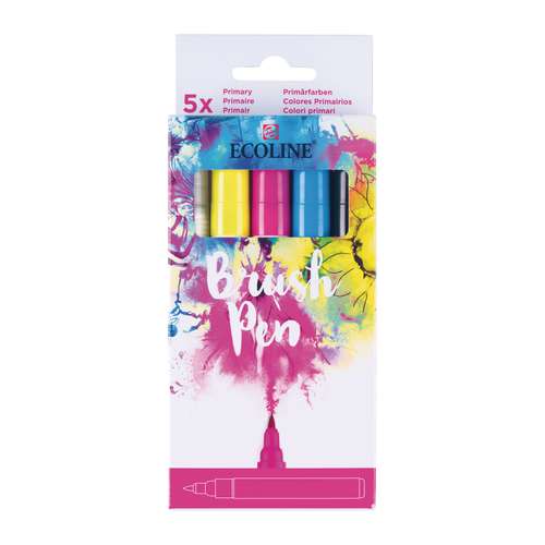 Talens ECOLINE® Brush Pen Marker-Sets, 5er
