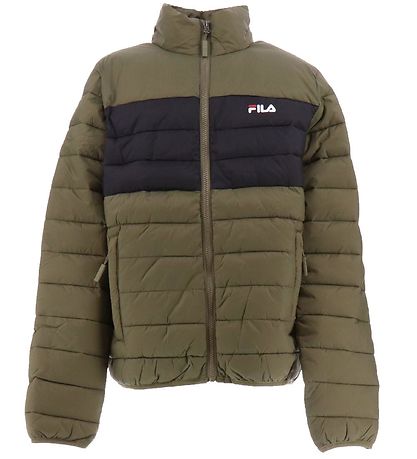 Fila Steppjacke - Berglern - Verbrannt Olive/Mondlose Nacht