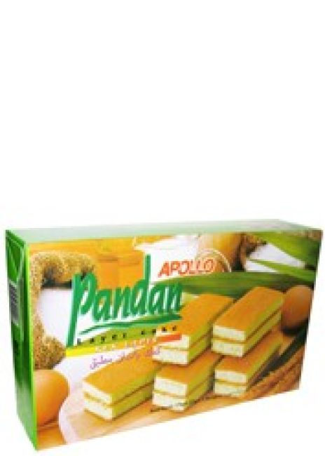 Apollo Laagjes Cake Pandan Smaak 8x18g
