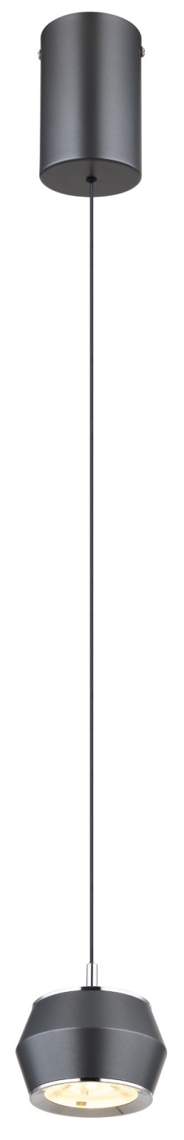 LED-Hängeleuchte - grau matt - 10 cm