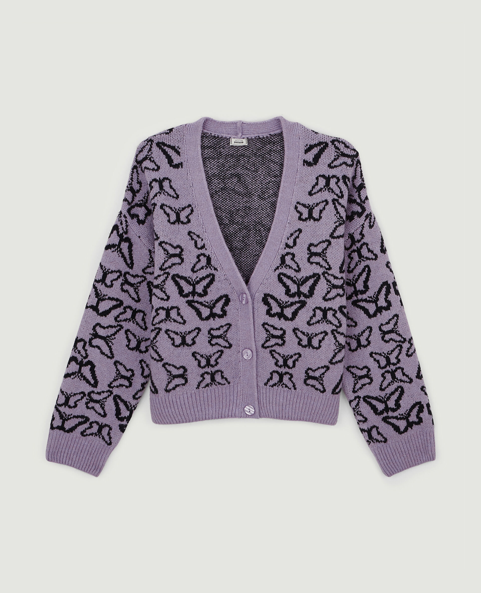 Gilet maille - Violet