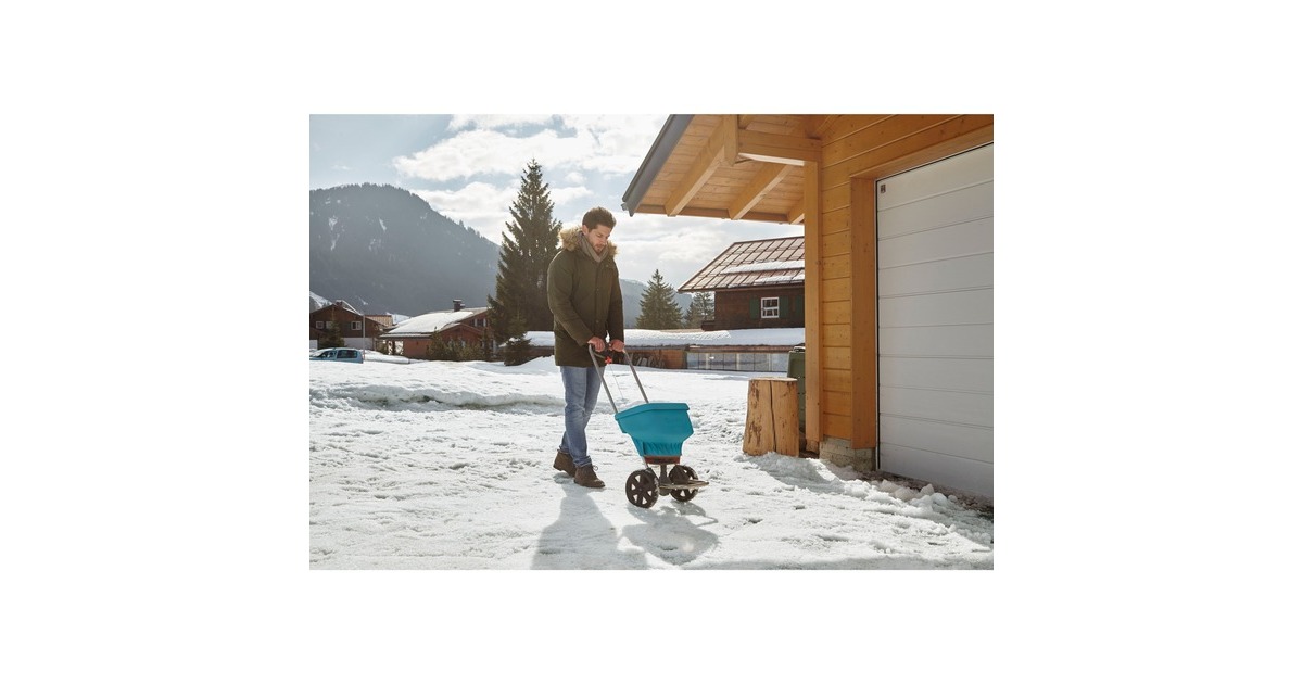 GARDENAStrooiwagen XL strooiapparatuur  (Turquoise/zwart, 436-20)