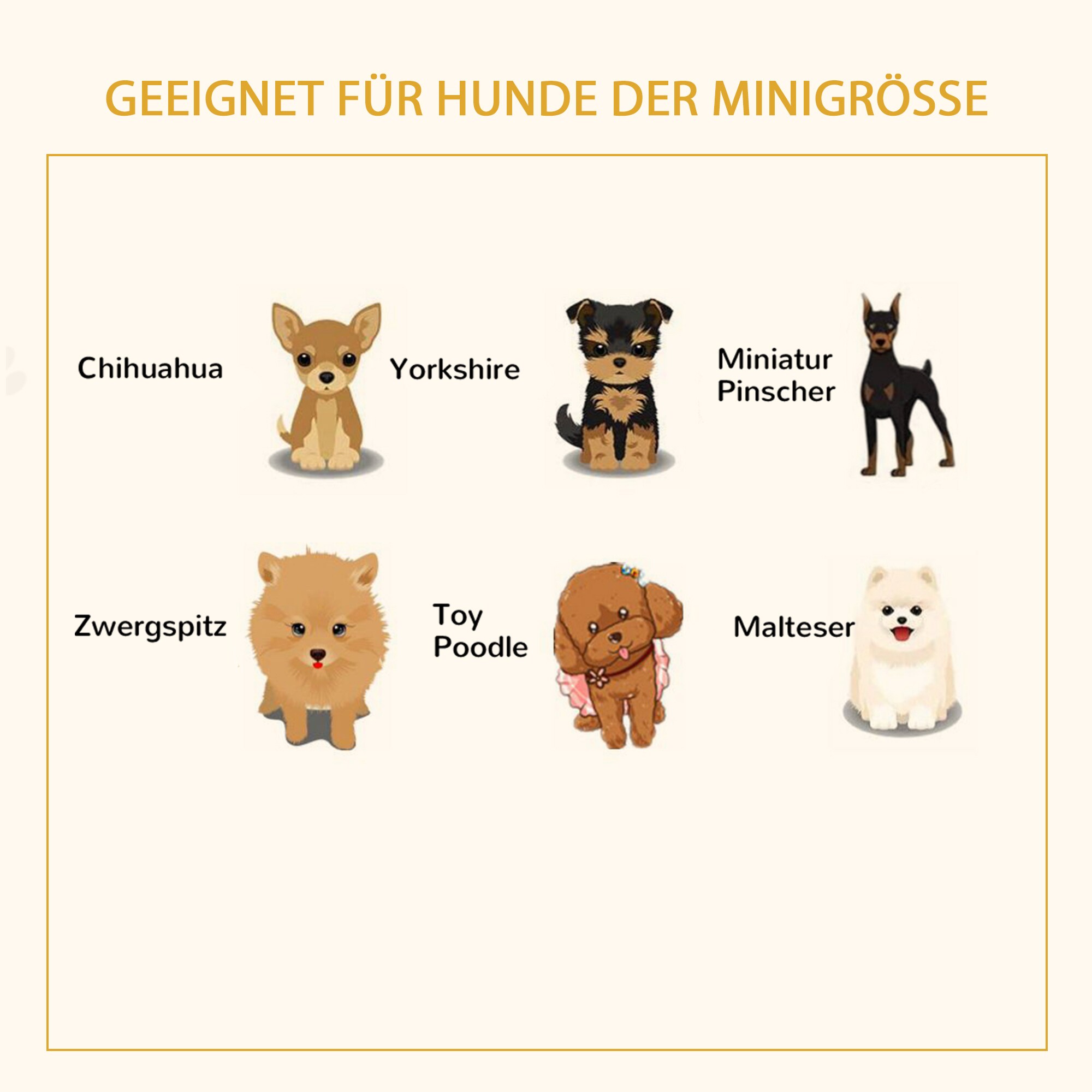 PawHut Hundebett mit Kissen natur 59L x 59B x 23,5H cm