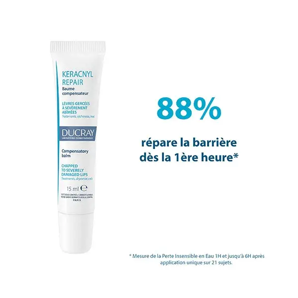 Bálsamo Labial Reparador Ducray Keracnyl 15ml